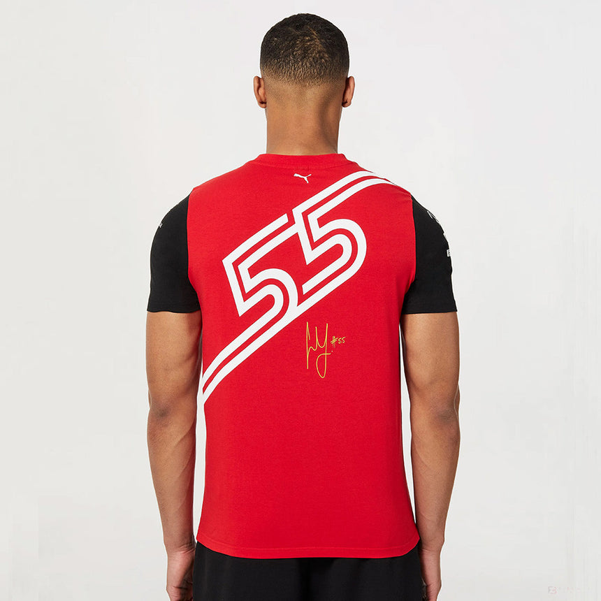T-shirt col rond, Puma Ferrari Race, 2022, Rouge - FansBRANDS®