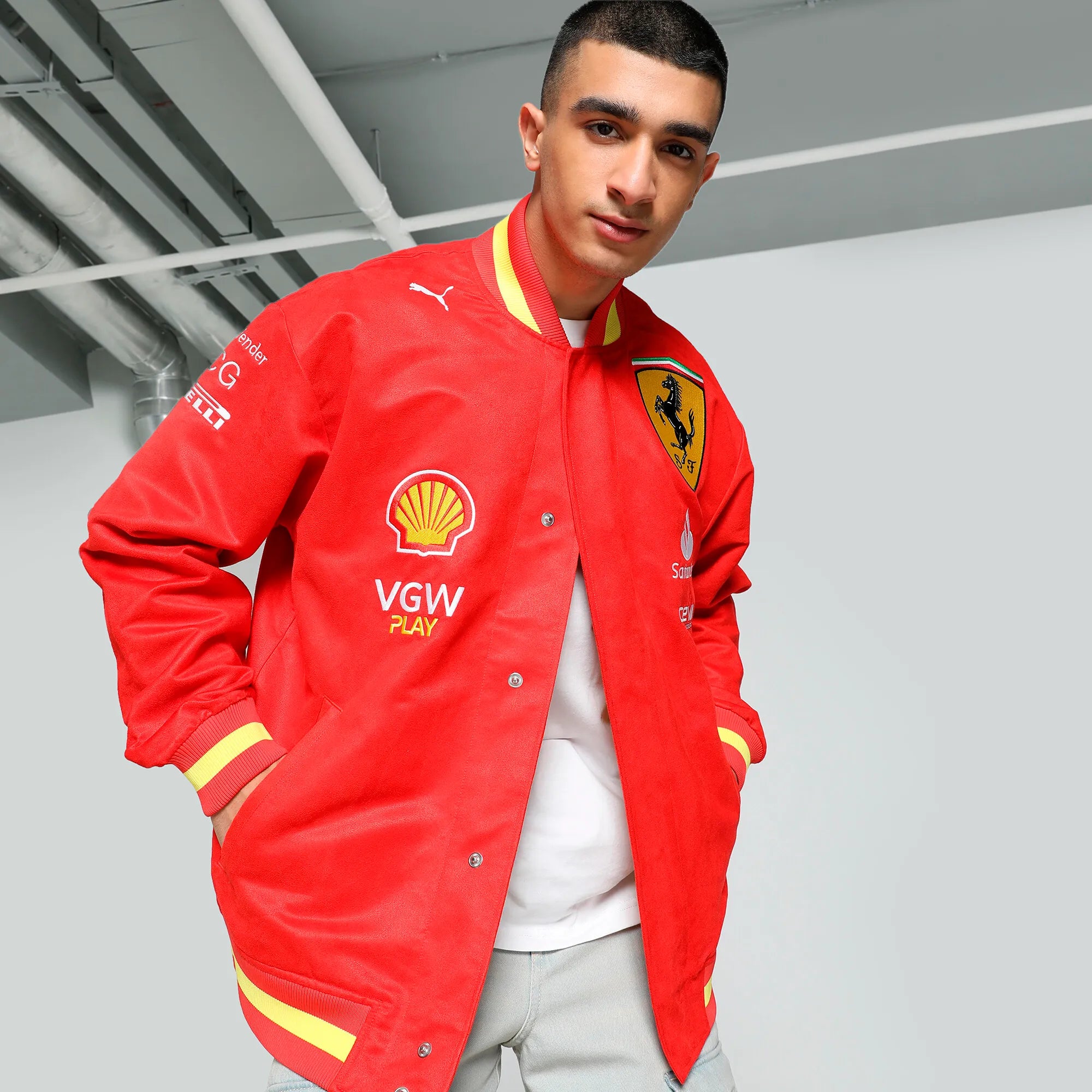 Ferrari, Puma, Team, Varsity, Red, 2024 Jacket