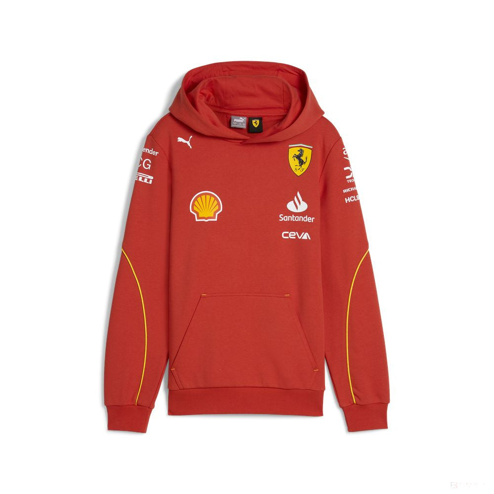 Ferrari sweat à capuche, Puma, équipe, enfant, rouge, 2024 - FansBRANDS®