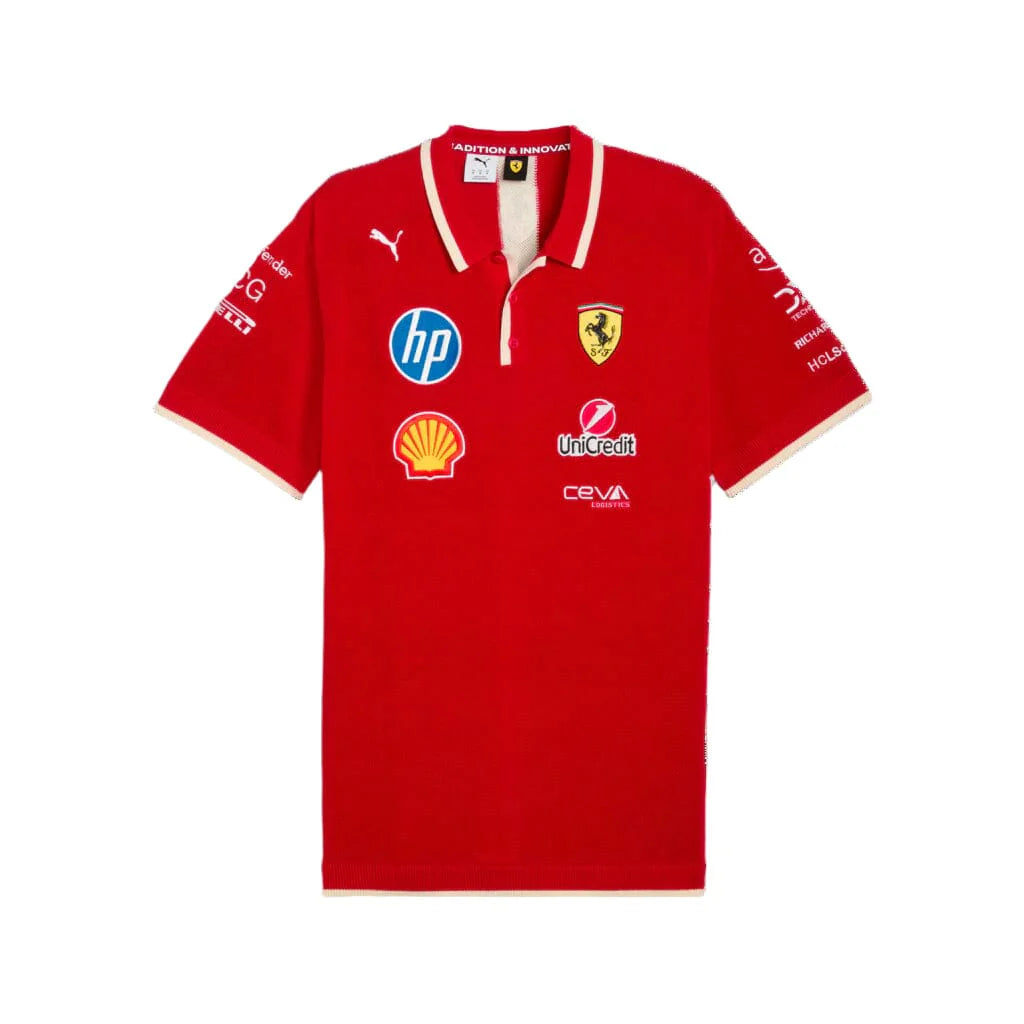 Scuderia Ferrari SE Team Polo Tricoté 🔥