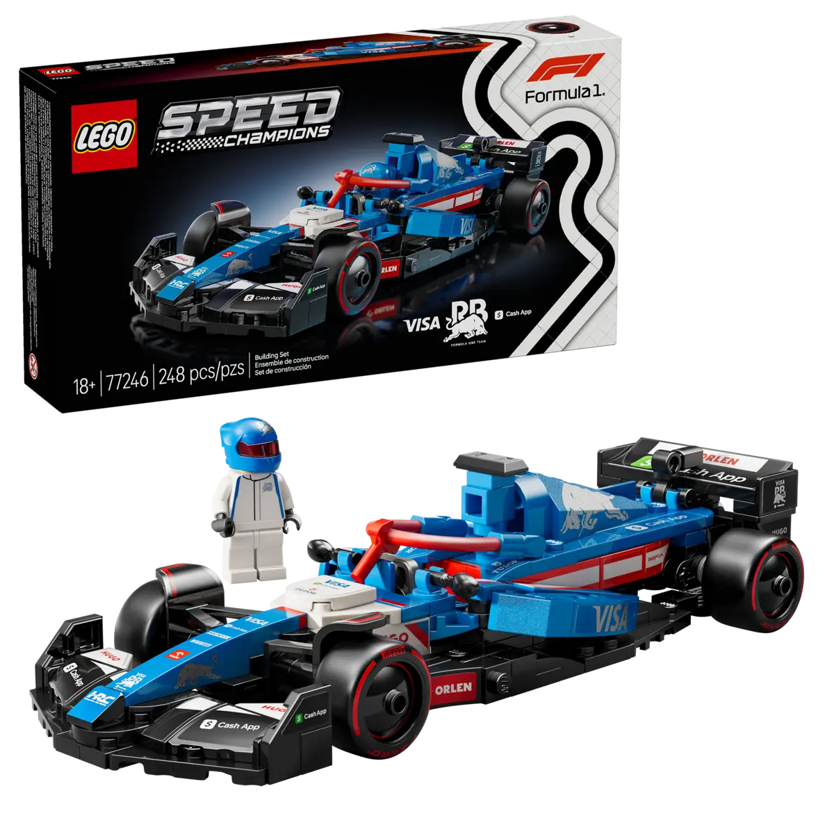 VISA RB F1 VCARB 01 équipe LEGO® Speed Champions 🔥