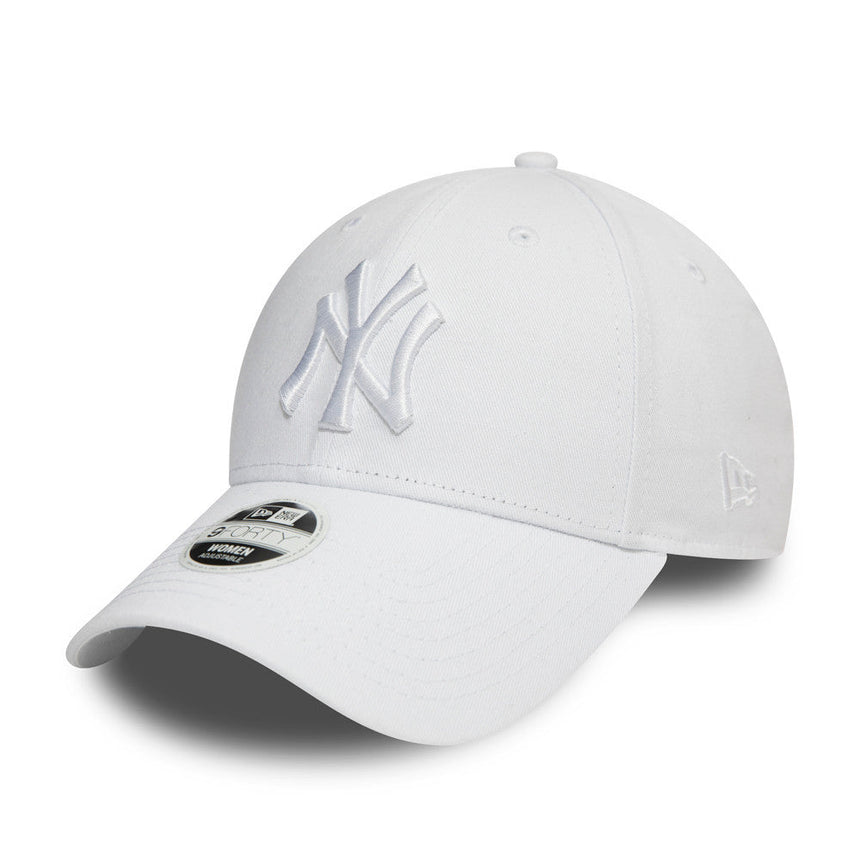Casquette New York Yankees, New Era, 9FORTY, essentielle, tout blanc