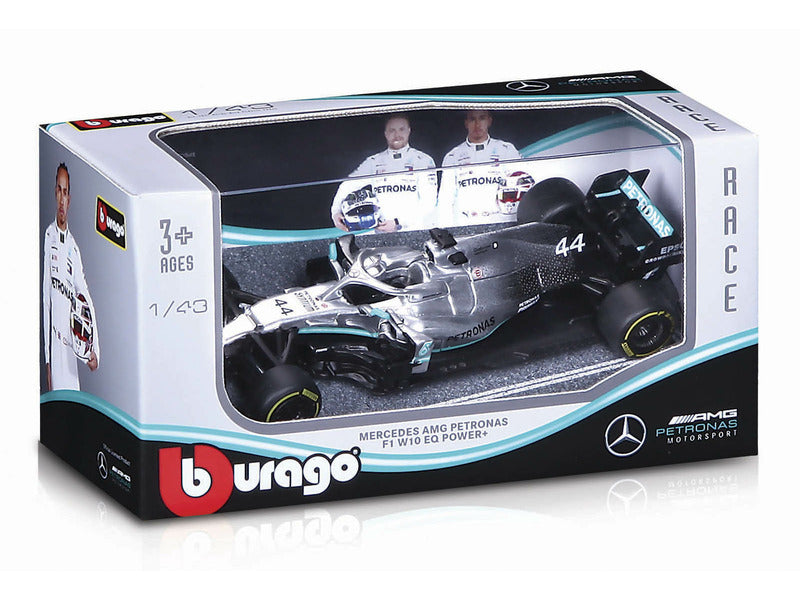 voiture miniature Mercedes, bburago, Lewis Hamilton #44, W10 EQ Power+