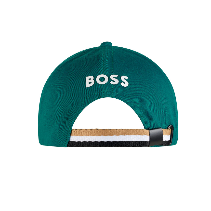 Gorra oficial de Lance Stroll de Aston Martin Aramco Cognizant F1 - Verde, para niños, 2023