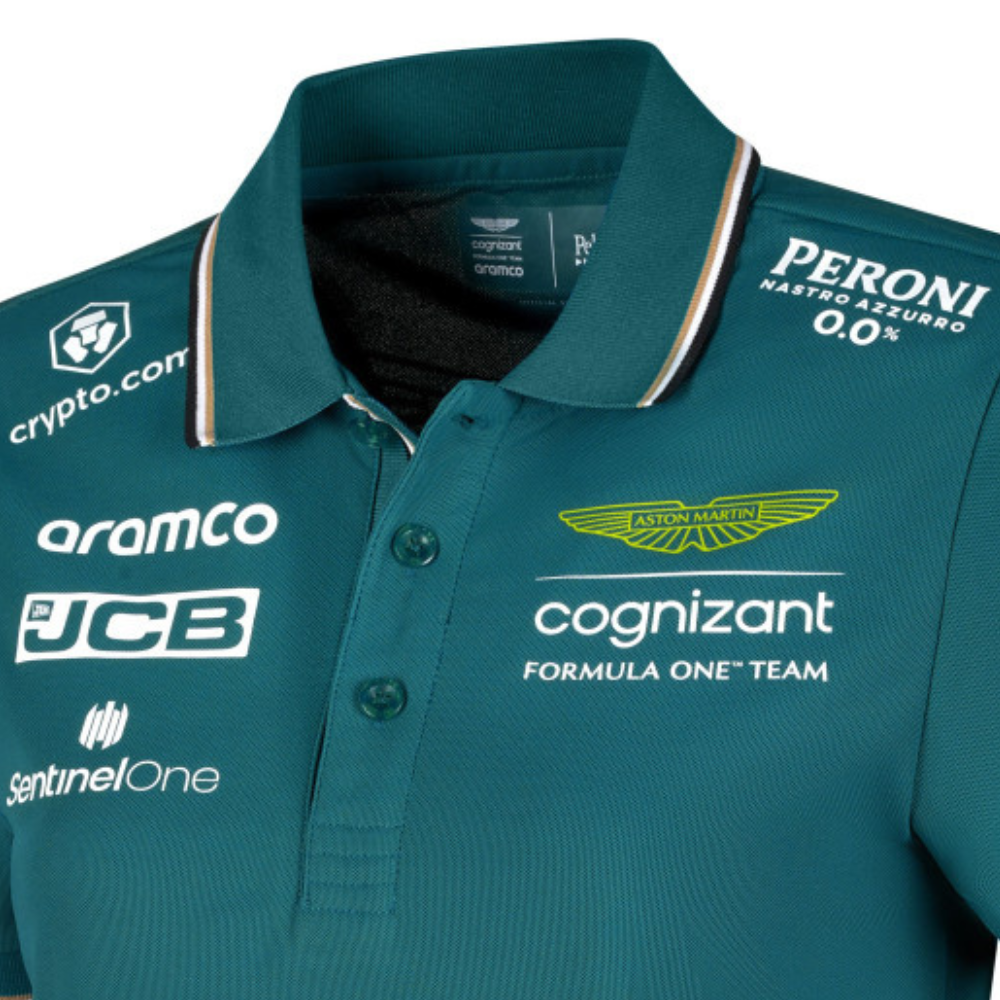 Official Aston Martin Aramco Cognizant F1 Team Polo Shirt - Women, 2023