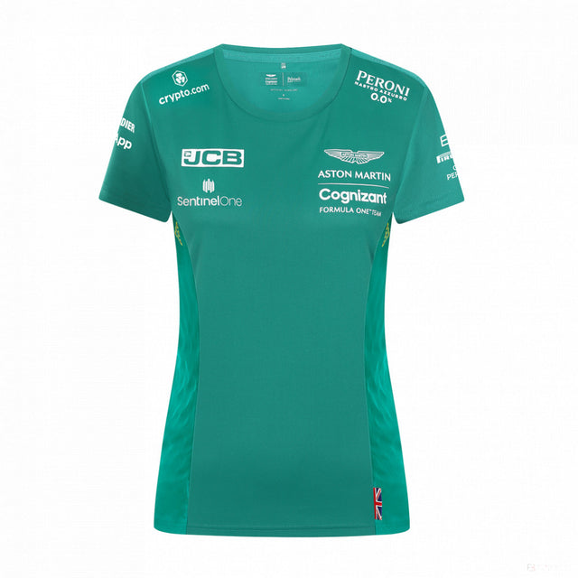 Aston Martin T-shirt Femmess, Vert, 2022 - FansBRANDS®