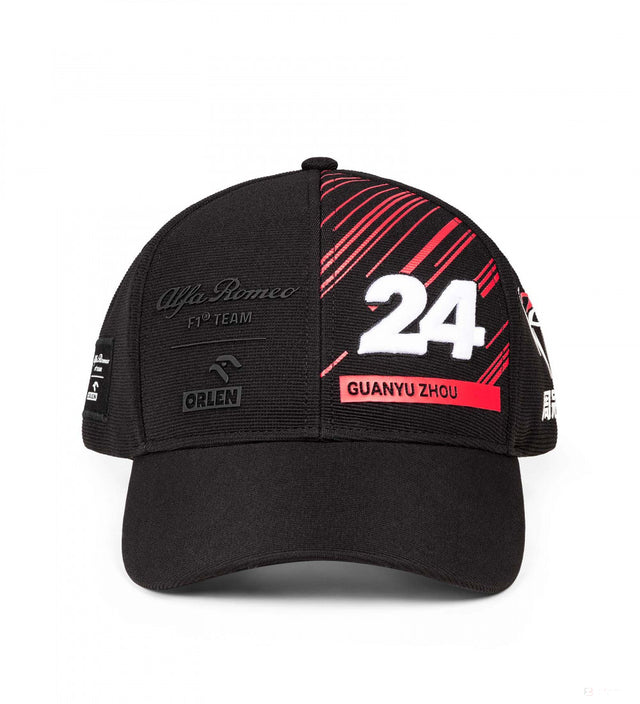 2022, Noir, Zhou Guanyu Team, Alfa Romeo Casquette Baseball - FansBRANDS®