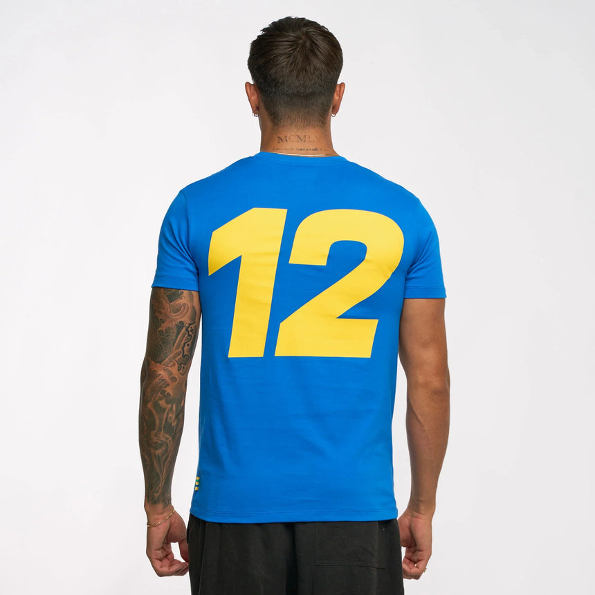 Ayrton Senna t-shirt, #SENNA, bleu