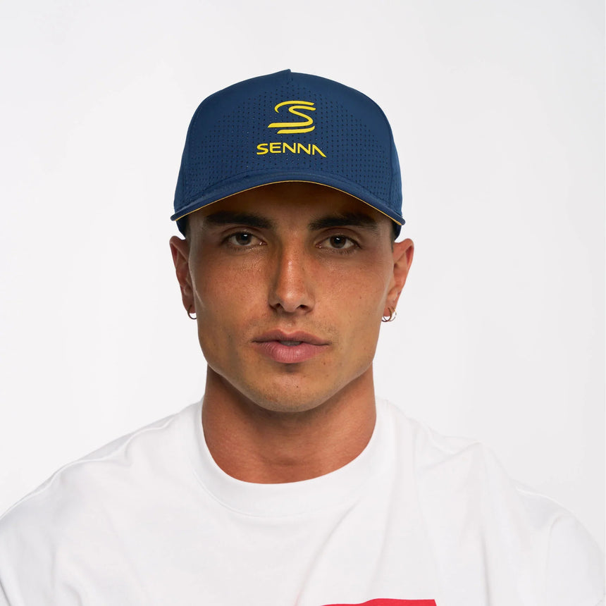 casquette Ayrton Senna, loisir, bleu
