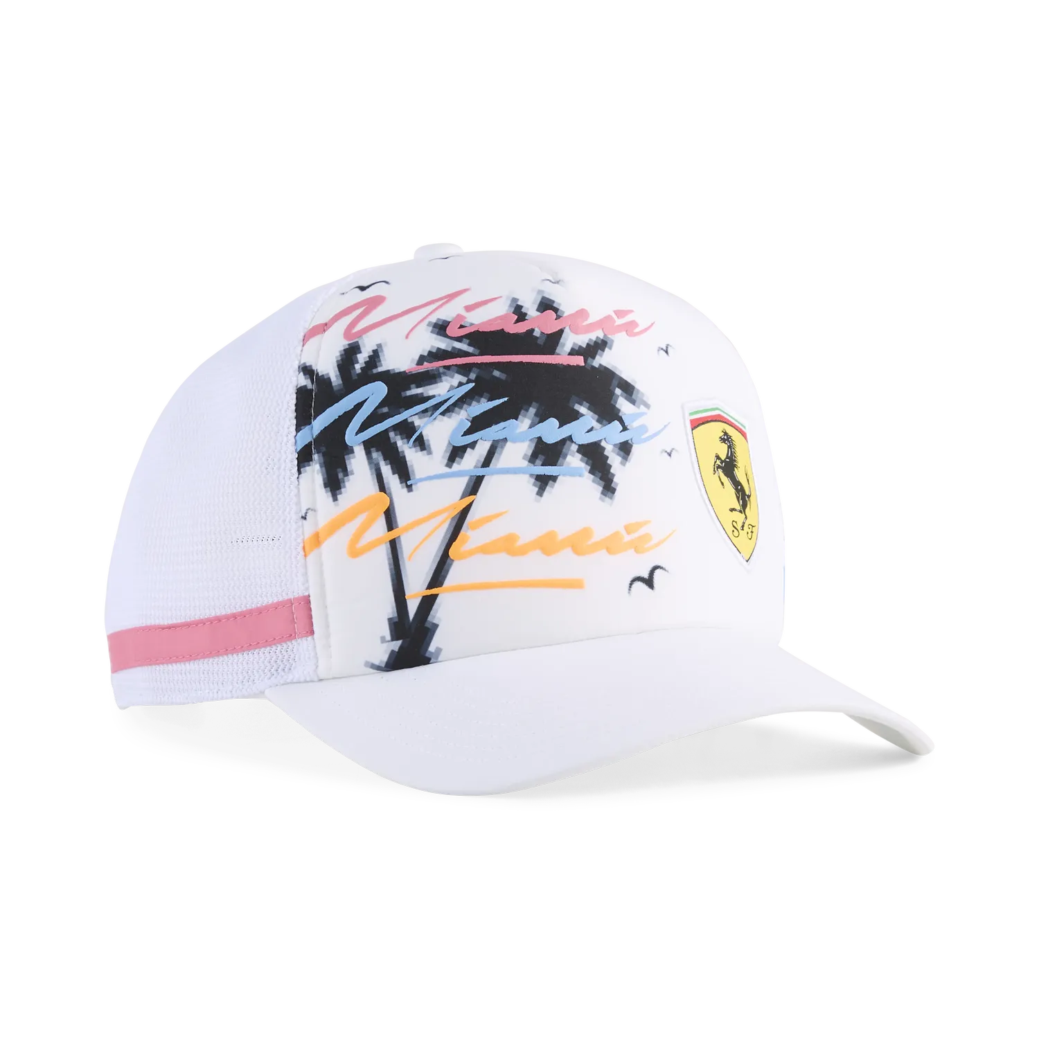 Gorra de camionero con bocetos de Ferrari 🔥
