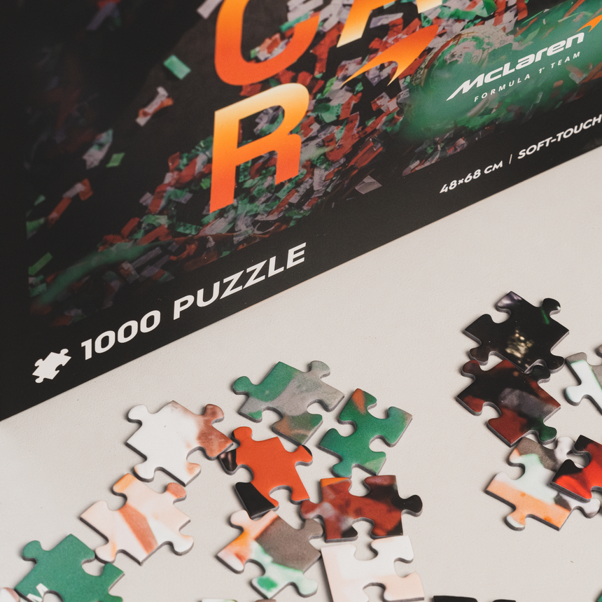 <title>Équipe McLaren Formula 1®, Puzzle, Oscar Piastri, Première victoire au Grand Prix, 1000 pièces</title>