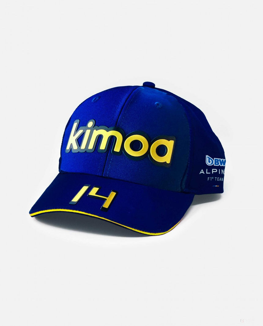 Alpine Baseball Casquette, Fernando Alonso Kimoa Spain GP, Bleu, 2022 - FansBRANDS®