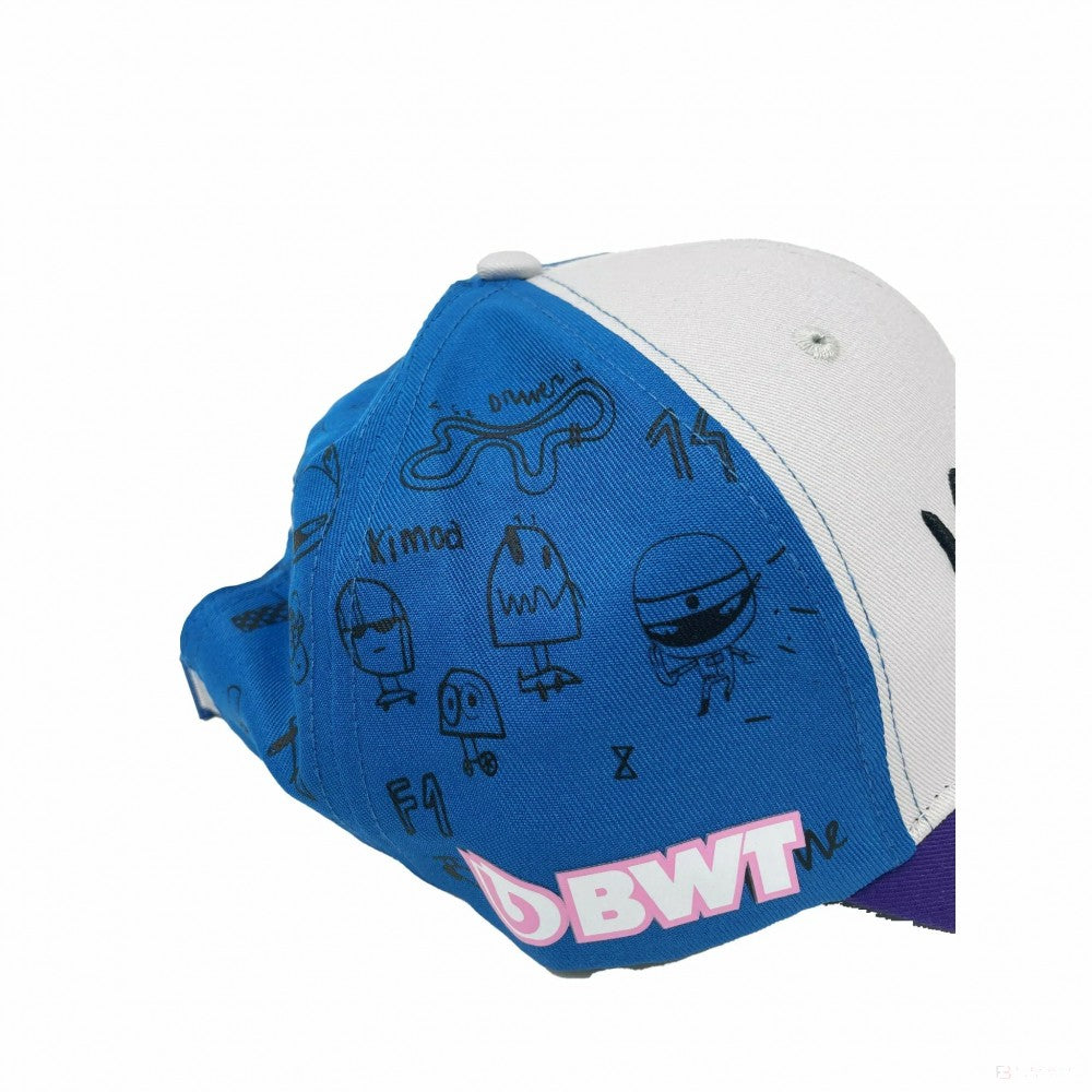 Alpine Baseball Casquette, Fernando Alonso Kimoa Japan GP, Bleu, 2022 - FansBRANDS®
