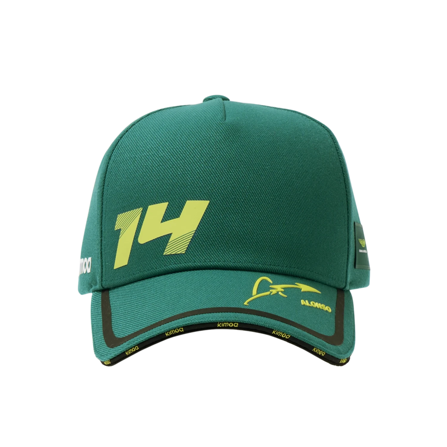 Fernando Alonso cap, Kimoa, tech, green, 2024