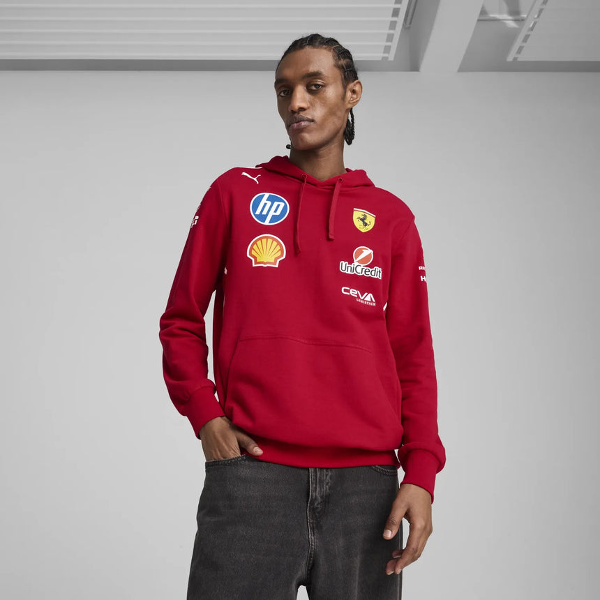 Sudadera con capucha del equipo Scuderia Ferrari 🔥