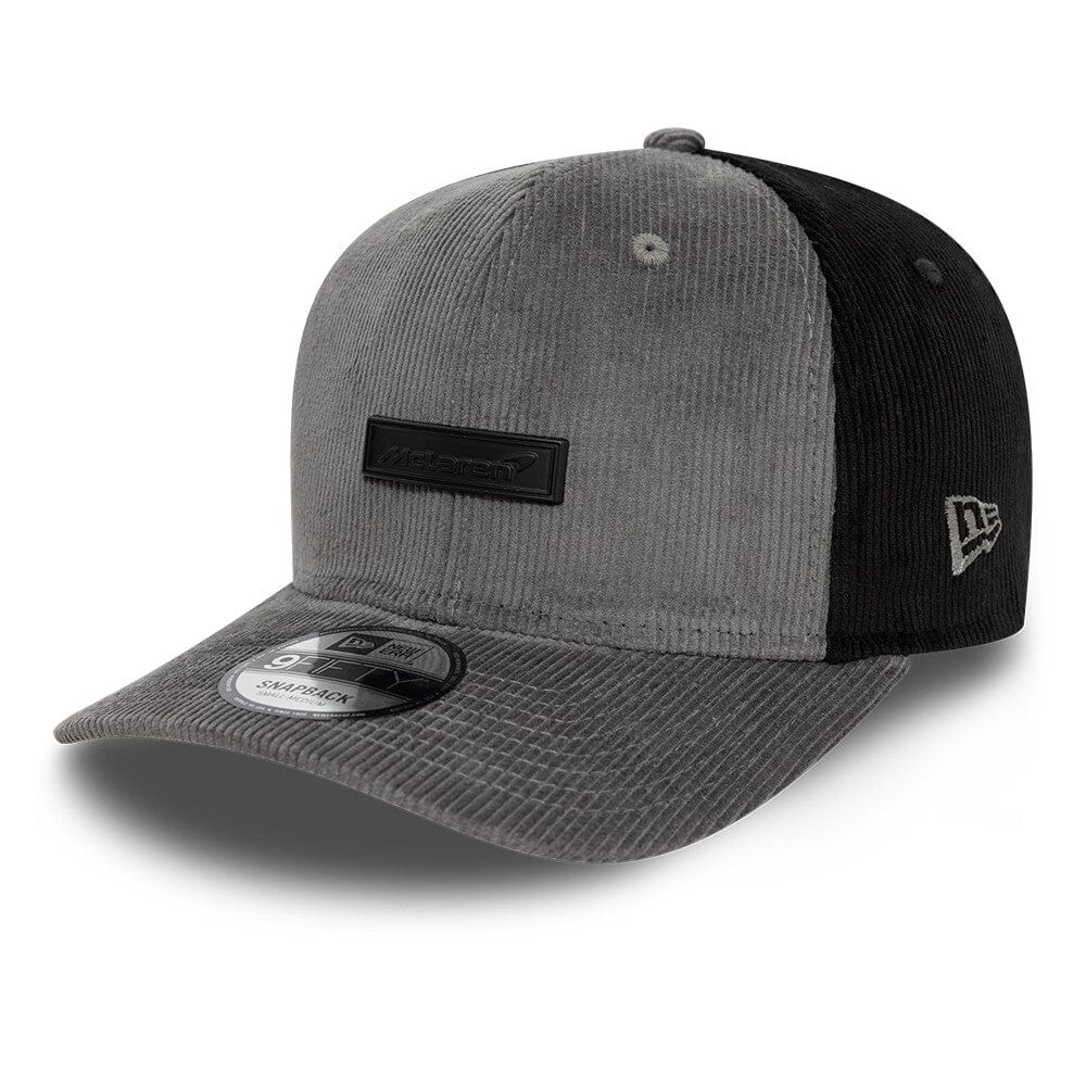 Gorra McLaren, New Era, de pana, gris