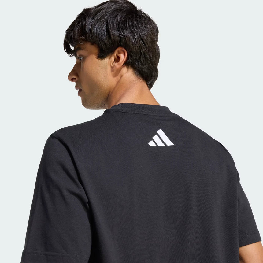 Polo Mercedes, Dna, graphique, adidas, noir