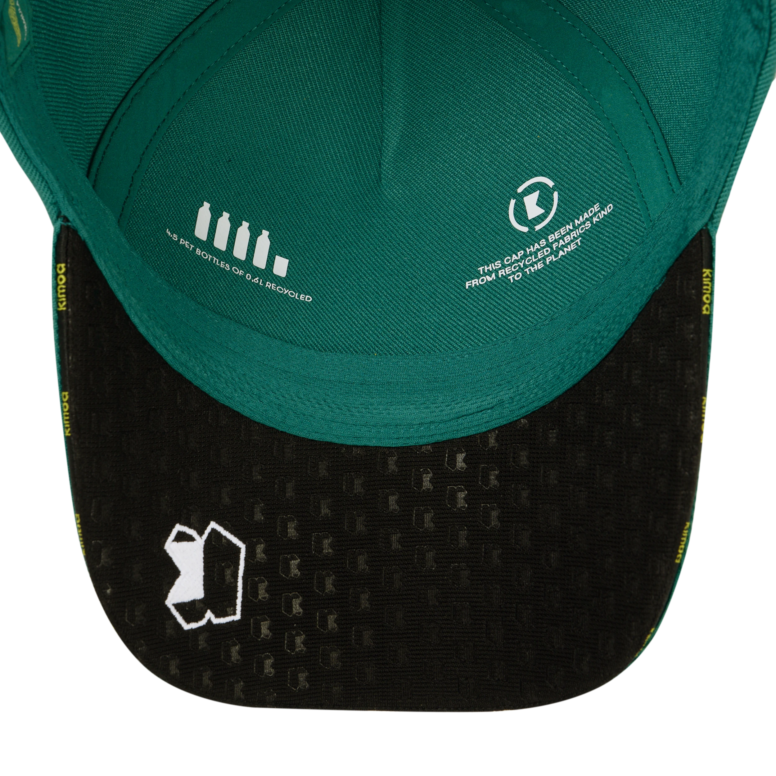 Fernando Alonso cap, Kimoa, tech, green, 2024