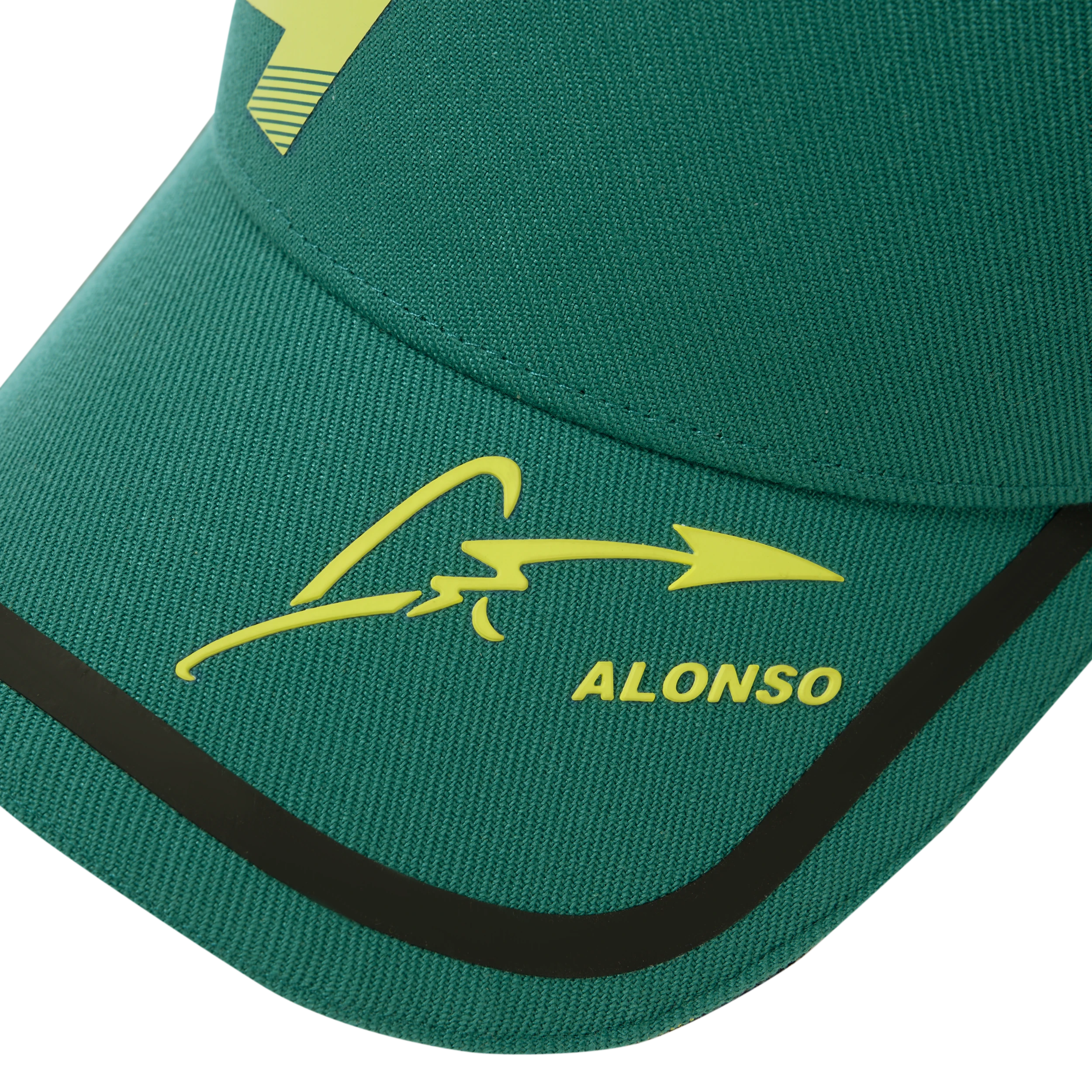 Fernando Alonso cap, Kimoa, tech, green, 2024