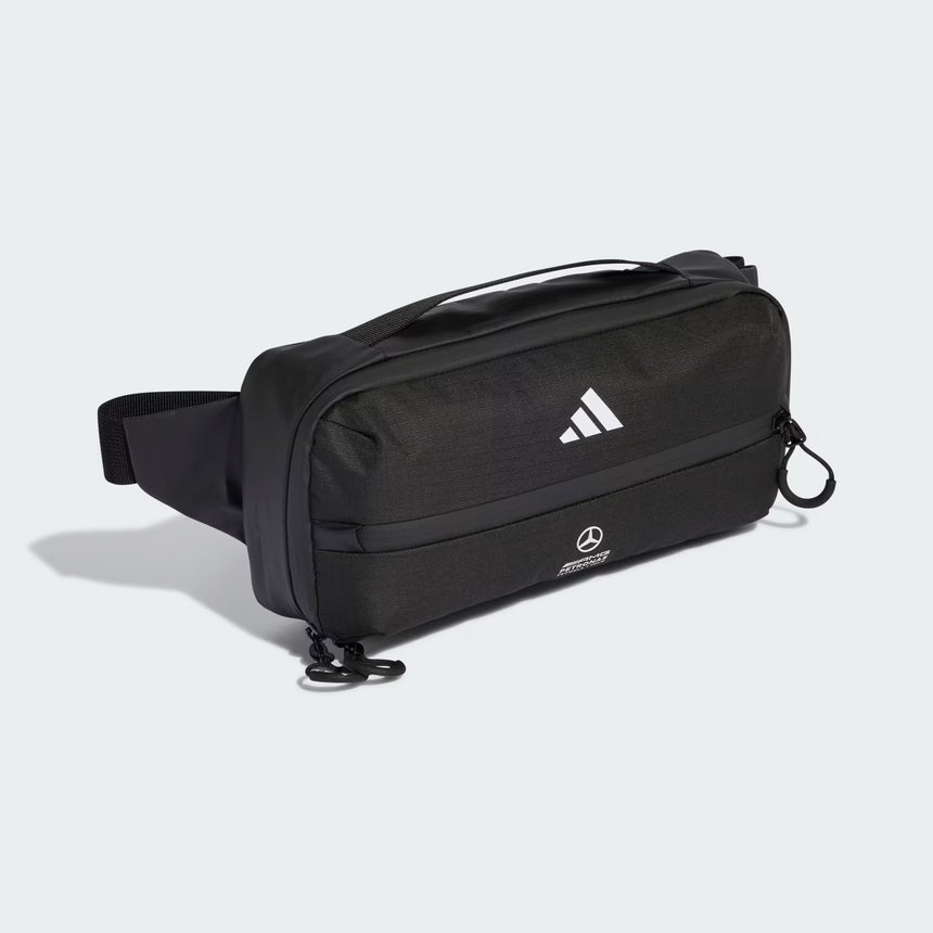 Sac à taille Mercedes, adidas, ingénieurs, noir