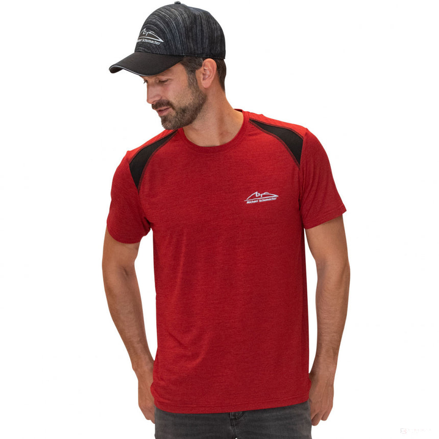T-shirt col rond Michael Schumacher, Rouge - FansBRANDS®