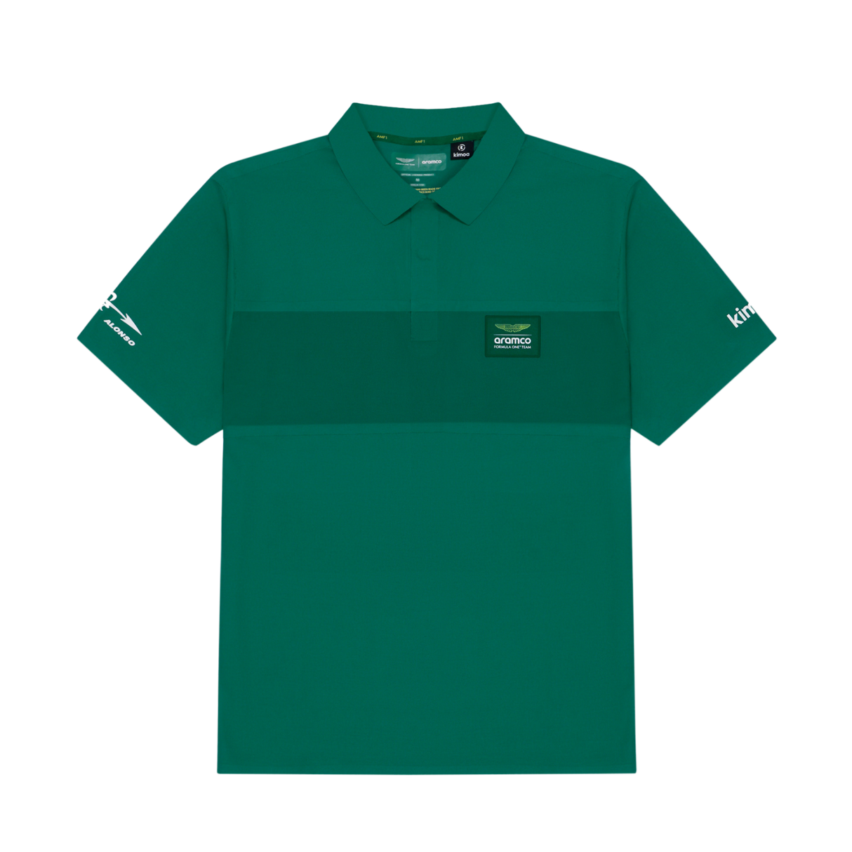 Polo Fernando Alonso, Kimoa, minimalista, verde, 2024