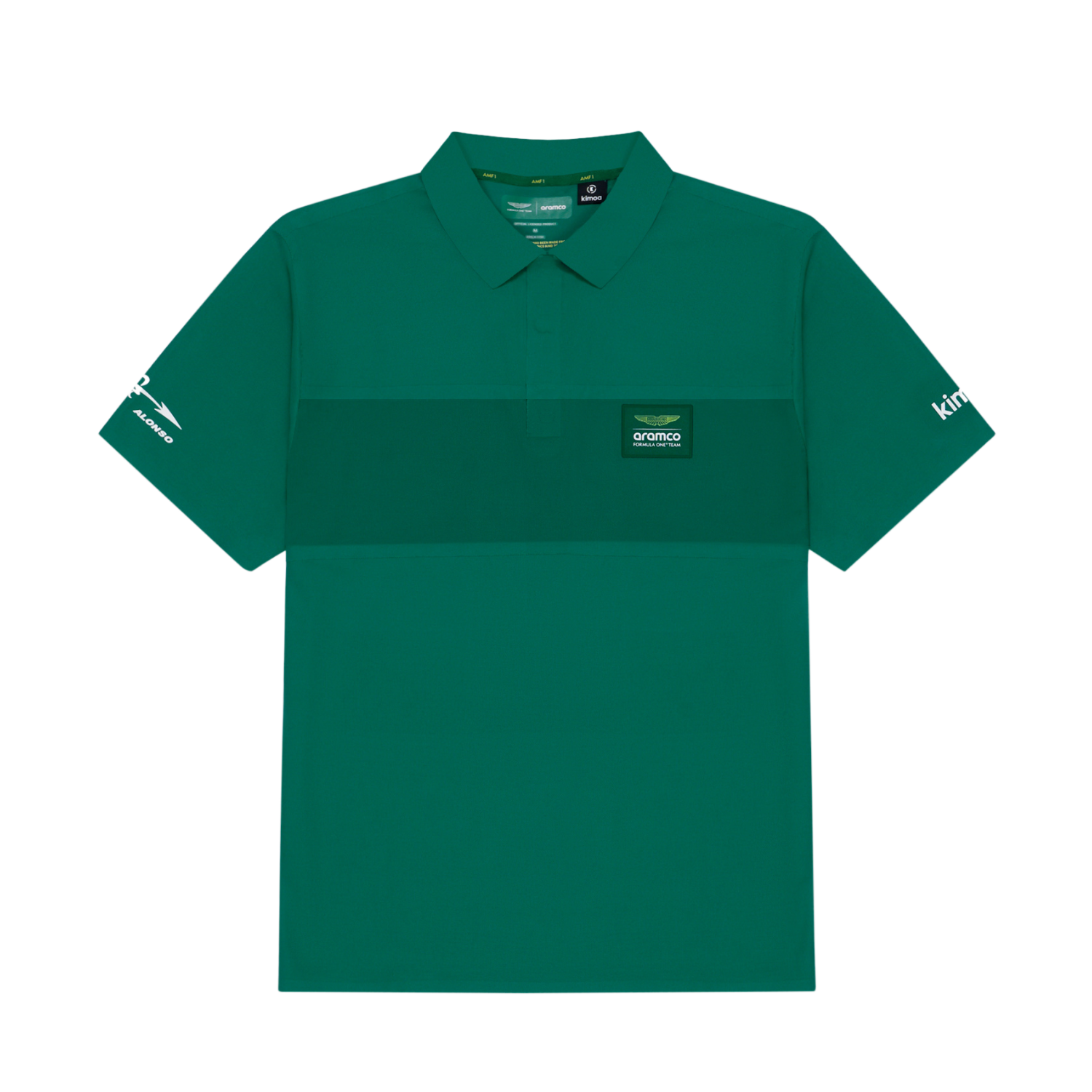 Polo Fernando Alonso, Kimoa, minimalista, verde, 2024