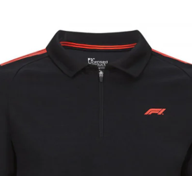 Formula 1 Polo Shirt, Formula 1 Logo, Black, 2020