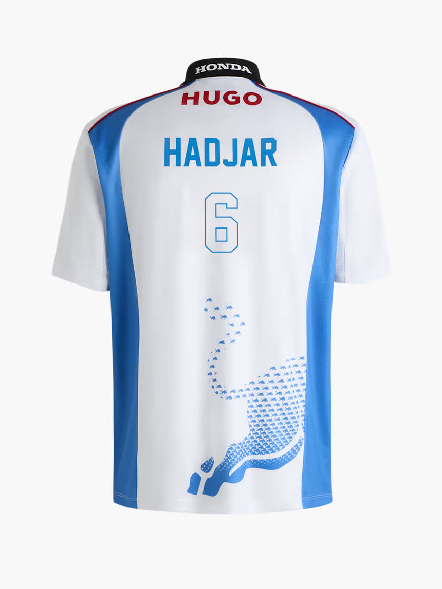 Polo VISA RB, Isack Hadjar, équipe, blanc