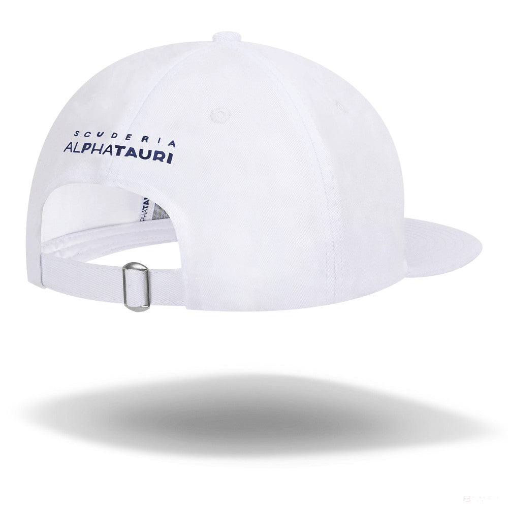 Casquette Flatbrim Alpha Tauri Équipe, Adulte, Blanc, 2021 - FansBRANDS®