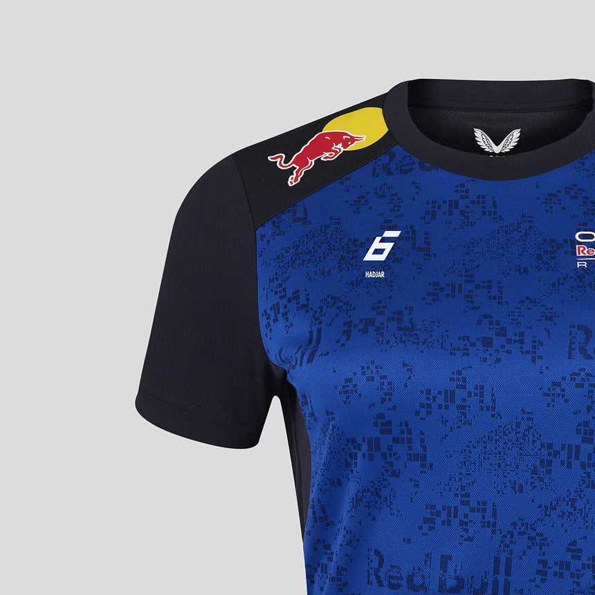 T-shirt Red Bull, équipe, Isack Hadjar, pour femme, bleu