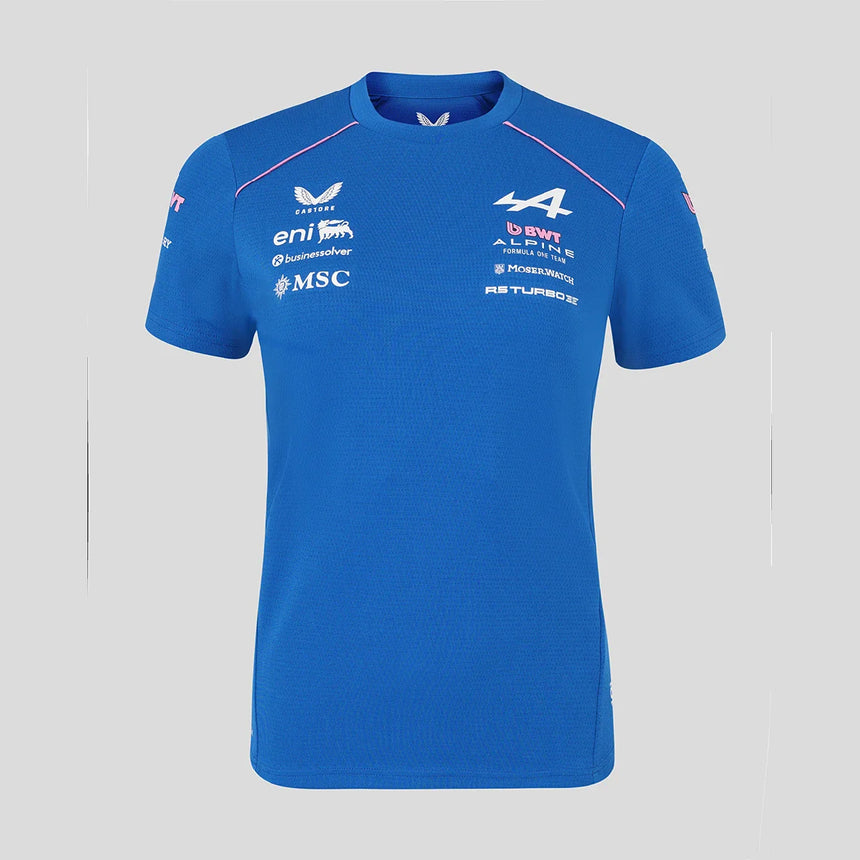 T-shirt Alpine, équipe, femme, bleu, 2026