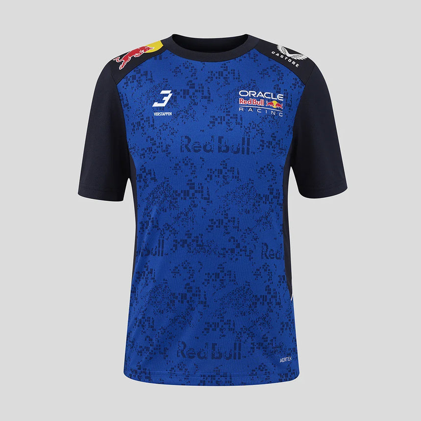 T-shirt Red Bull, équipe, Max Verstappen, enfants, bleu