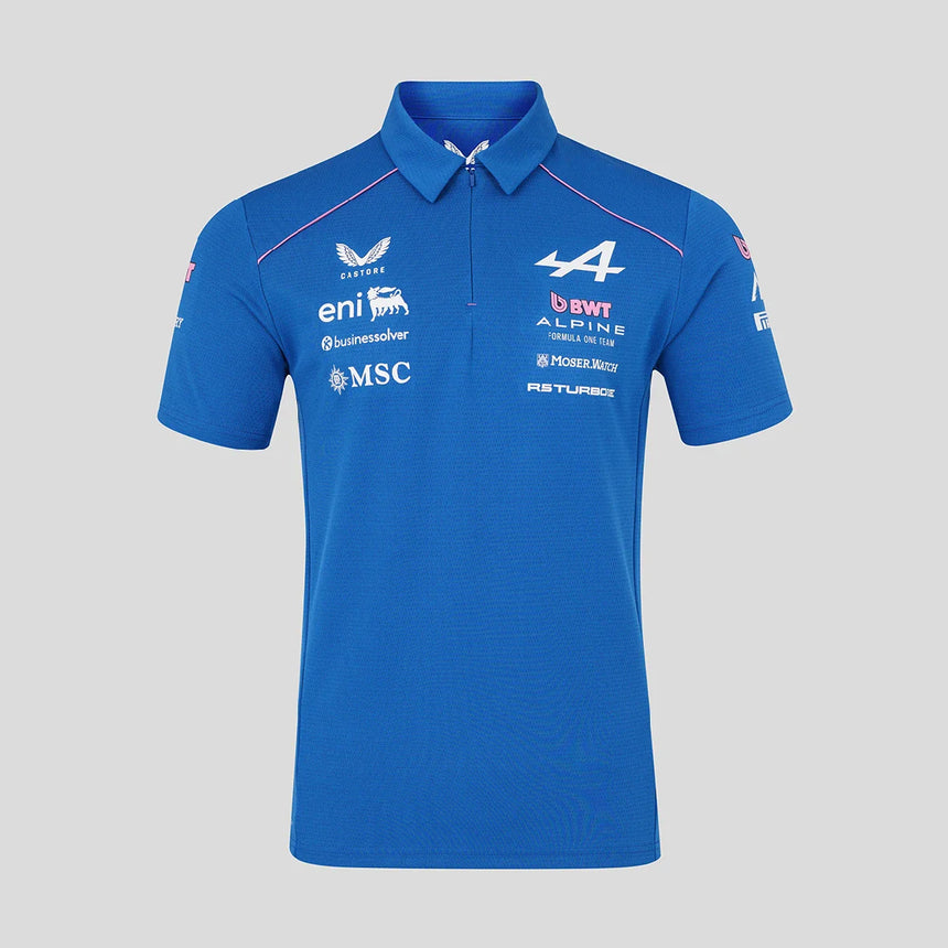 Polo alpin, équipe, bleu, 2026