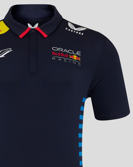 Red Bull t-shirt avec col chemise, Castore, Max Verstappen, bleu - FansBRANDS®