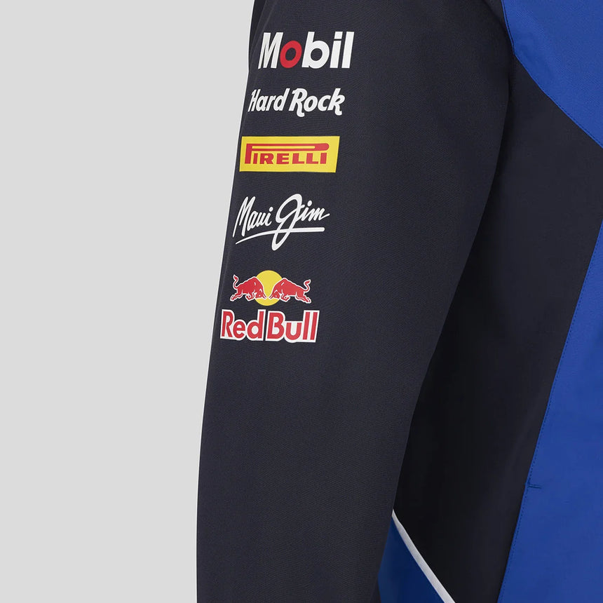 Veste imperméable Red Bull, équipe, bleue