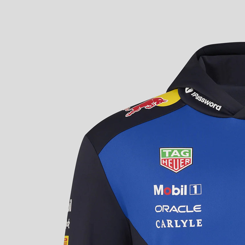 Sweat à capuche Red Bull, équipe, bleu
