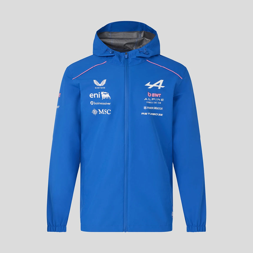 Veste de pluie Alpine, équipe, bleu
