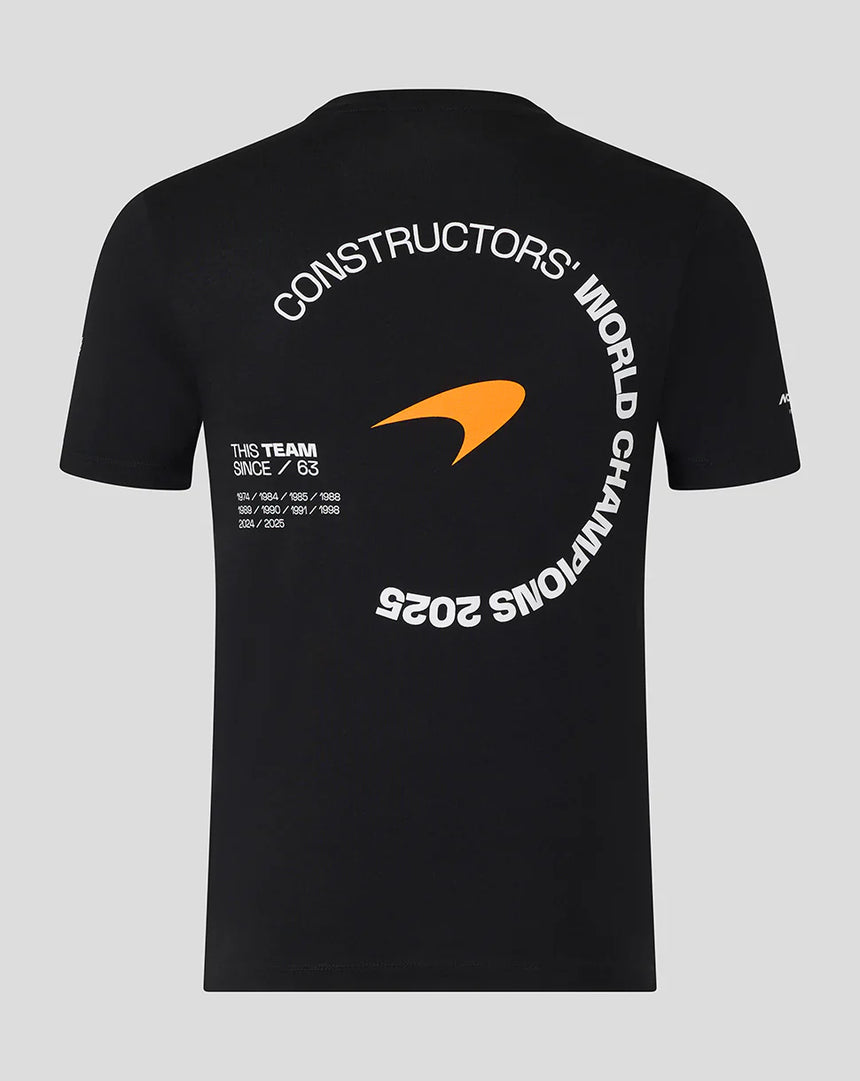 T-shirt McLaren, Champion du constructeur, 2025, noir 🔥