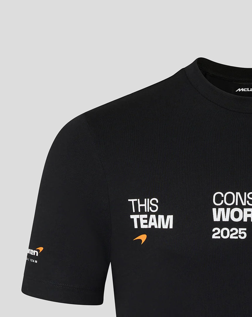 T-shirt McLaren, Champion du constructeur, 2025, noir 🔥