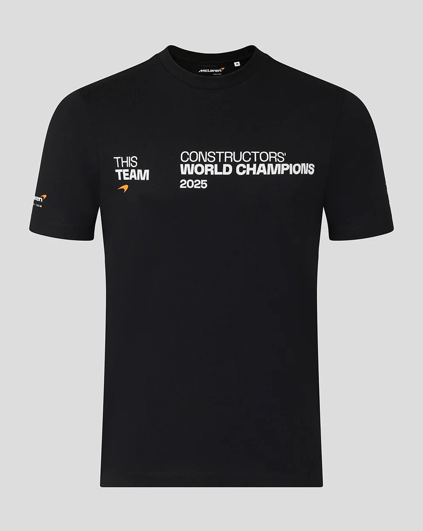 T-shirt McLaren, Champion du constructeur, 2025, noir 🔥