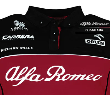 Alfa Romeo women's polo shirt, red, 2020