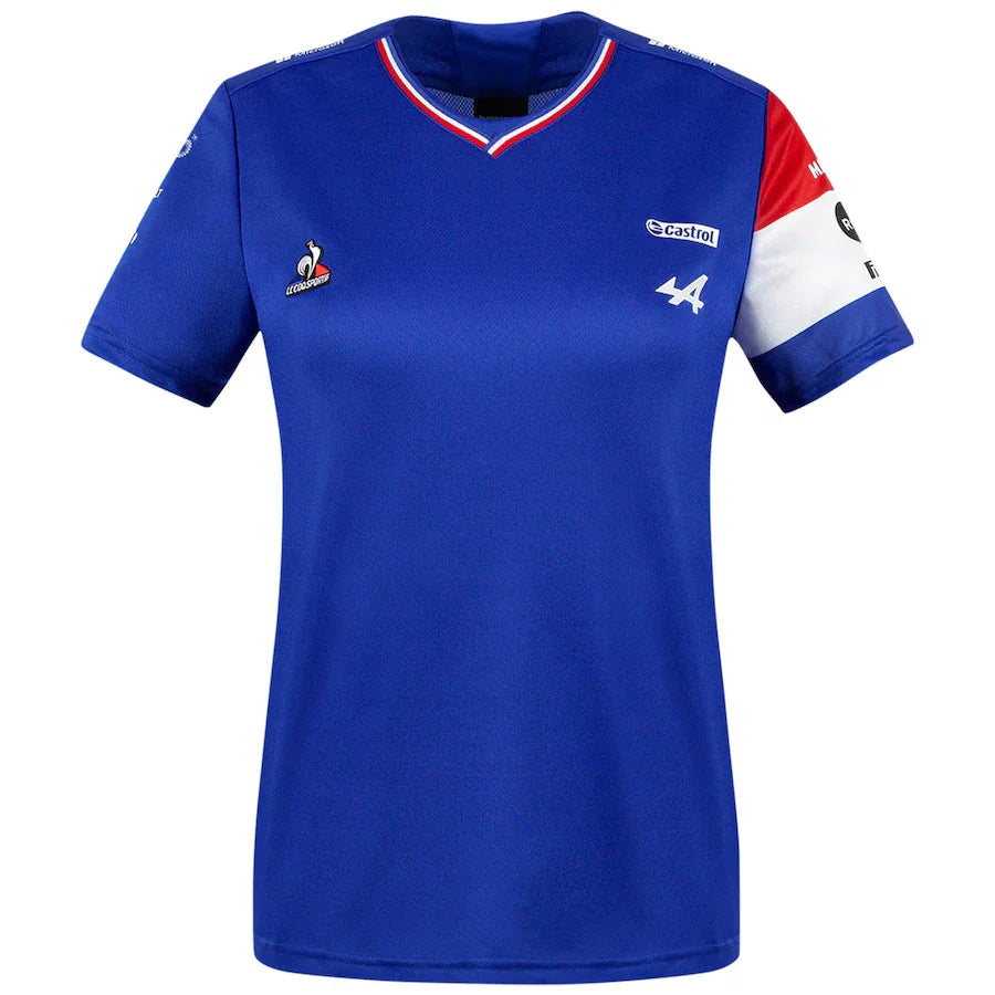 Camiseta de mujer Alpine, equipo Fernando Alonso 14, azul, 2021