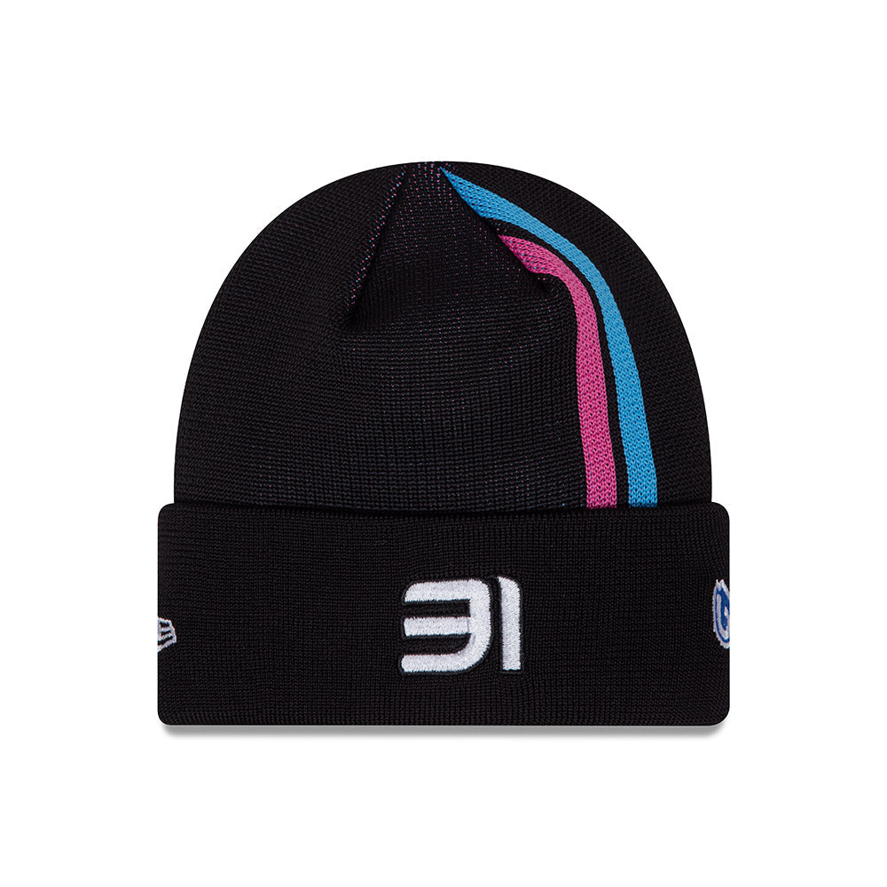 Alpine Cap, New Era, Esteban Ocon, Beanie, Kids, Black, 2024