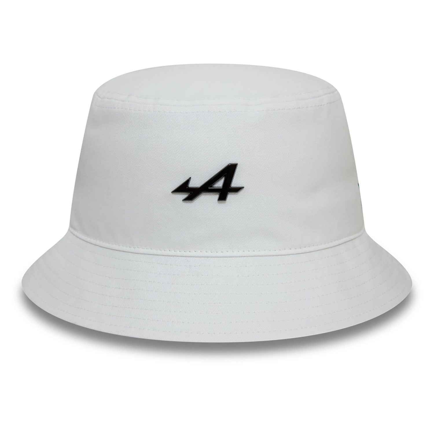 Gorra Alpine, New Era, insignia de metal, blanca