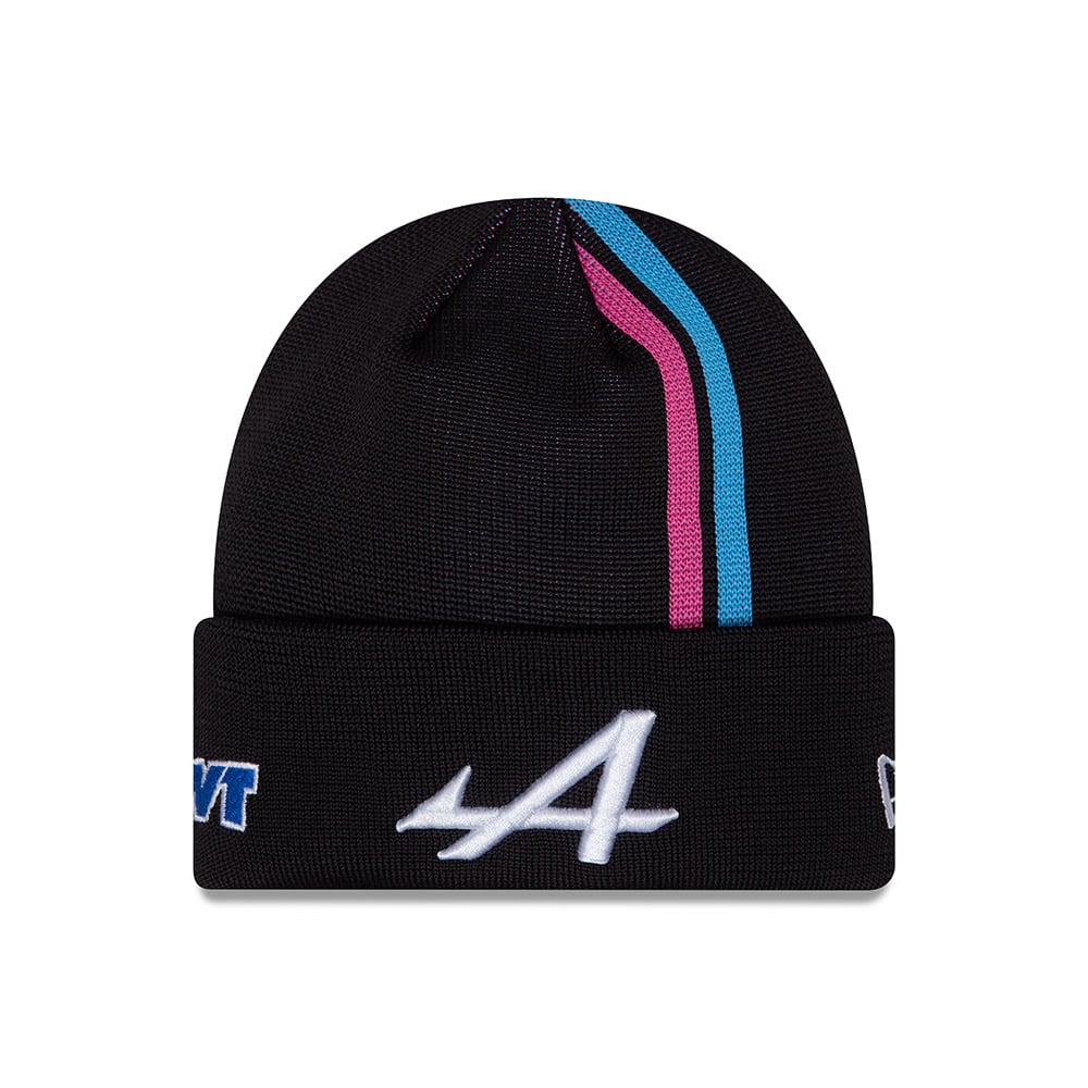 Gorra alpina, New Era, Pierre Gasly, gorro, niños, negro, 2024