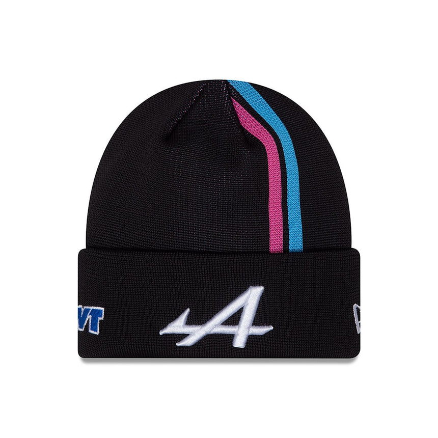 Gorra alpina, New Era, Pierre Gasly, gorro, niños, negro, 2024