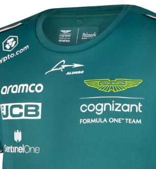 Camiseta oficial del piloto del equipo Aston Martin Aramco Cognizant F1 - Fernando Alonso, 2023