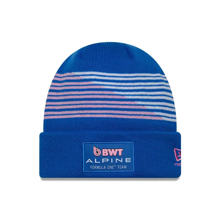 Bonnet Alpine, équipe, Franco Colapinto, tricot à revers, bleu, 2026