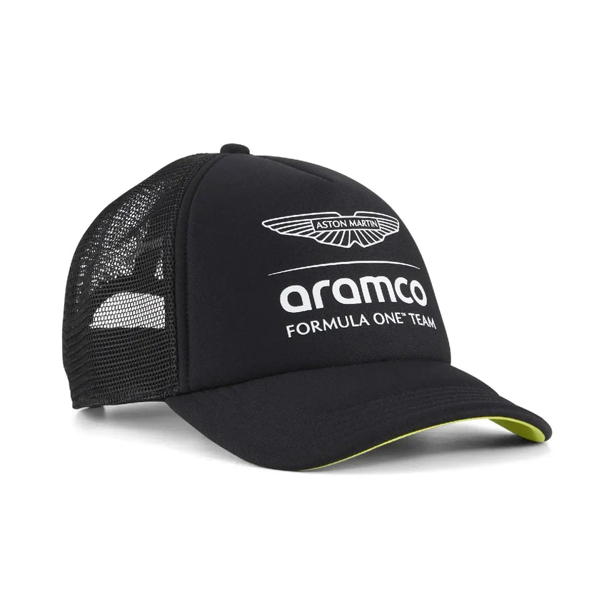 Casquette Trucker Aston Martin, noire